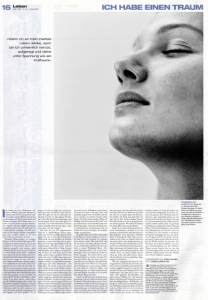 <b>DIE ZEIT Leben 2000</b> 29 2000 Ich habe einen Traum | Franziska van Almsick DIE ZEIT Leben 2000